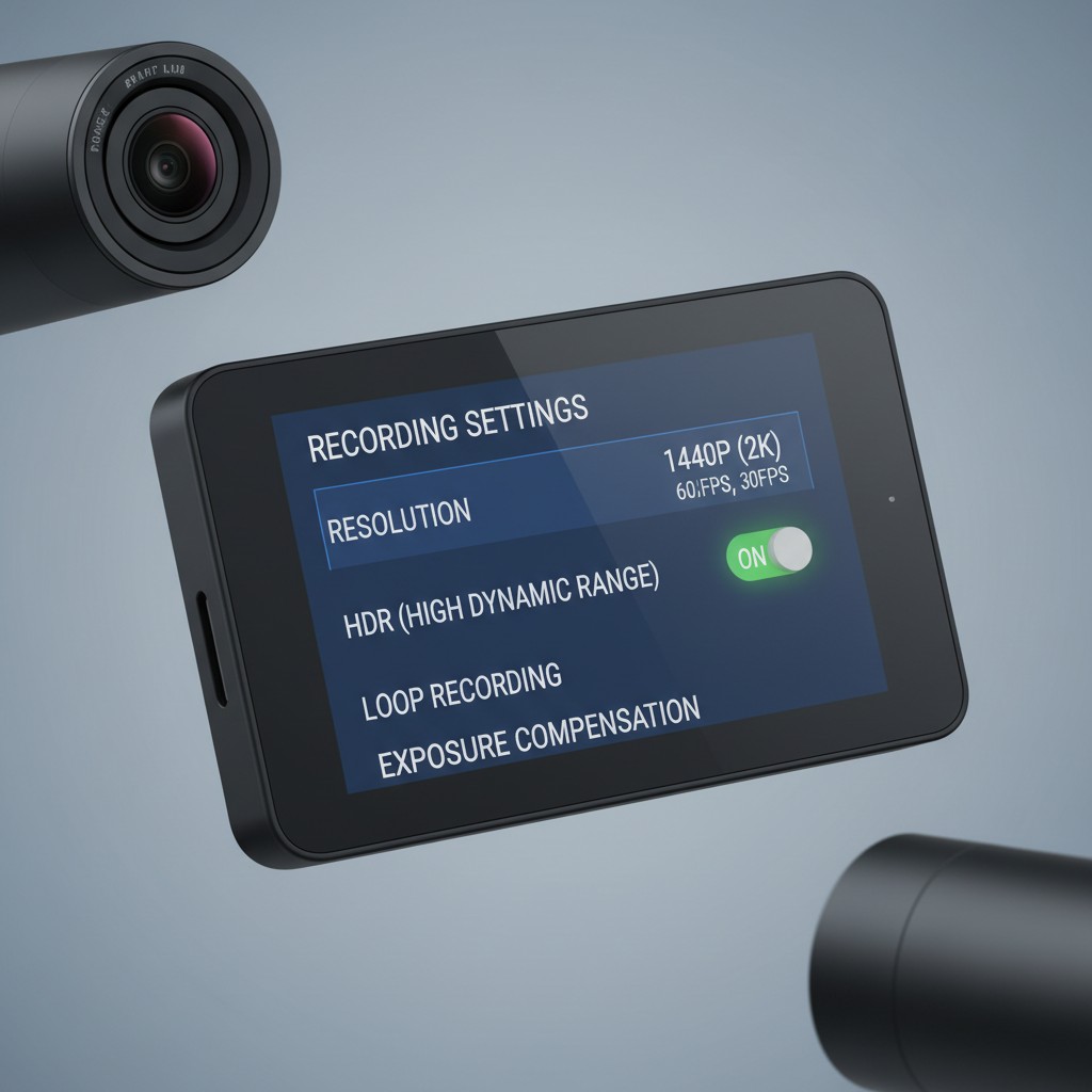 Comment Paramétrer sa Dashcam : Tous les Réglages Expliqués